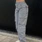 Homezore™ Grey Cargo Pants