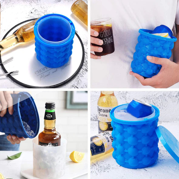 2 in 1 Silicone Ice Bucket