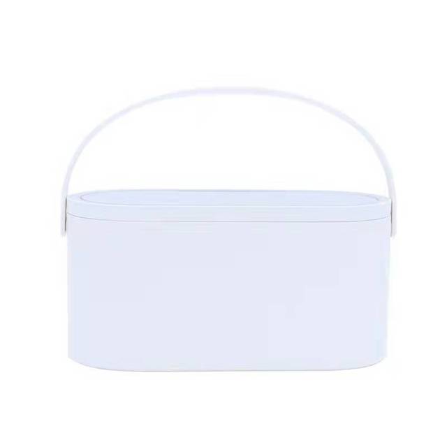 Travel Cosmetic Organizer with LED Mirror