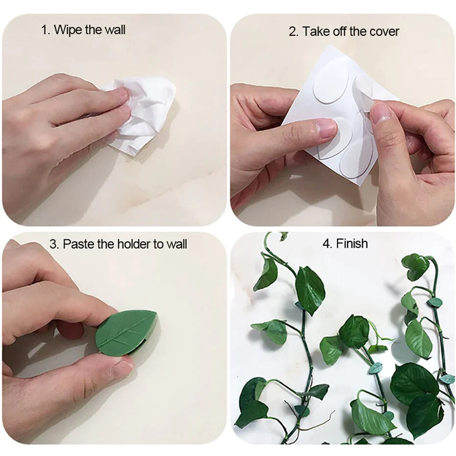 Homezore™ Leaf Shaped Self-Adhesive Hooks