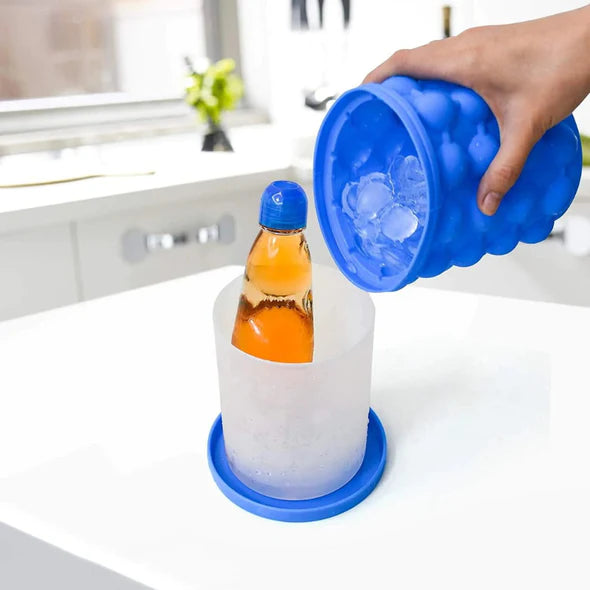 2 in 1 Silicone Ice Bucket