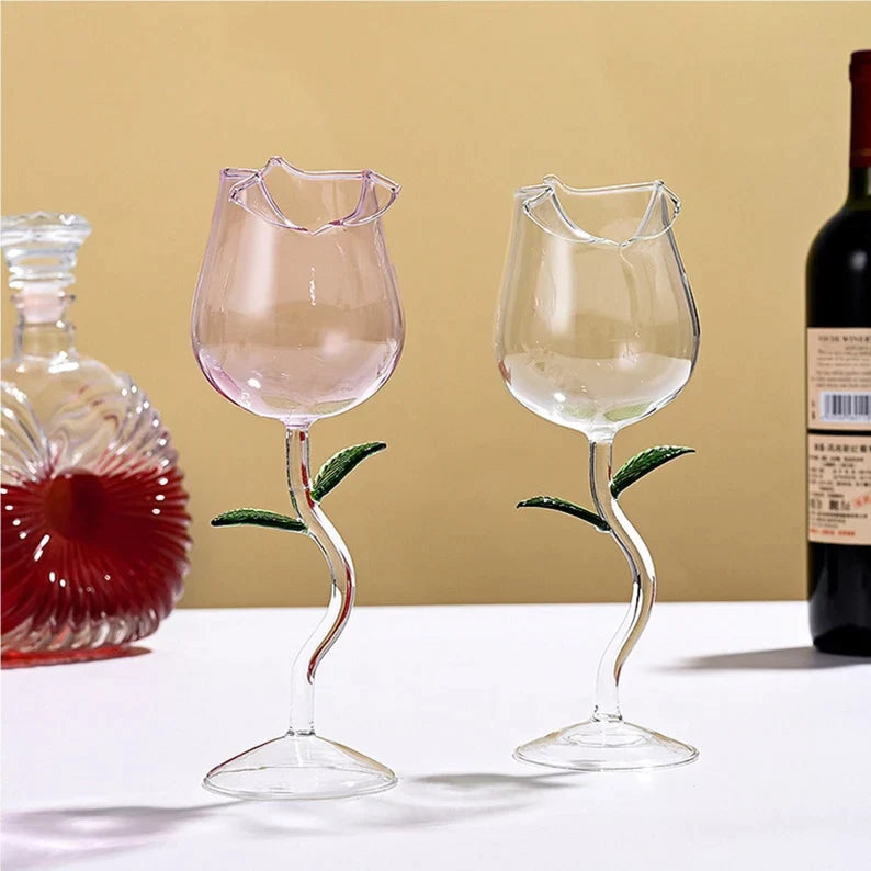 Homezore™ Rose Wine Glass